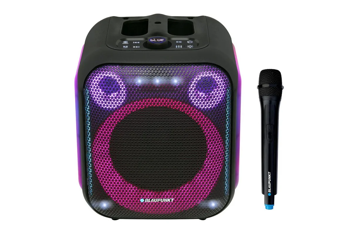 Blaupunkt Speaker Party Box PB6LED PLL FM USB MICRO SD Bluetooth - Image 3