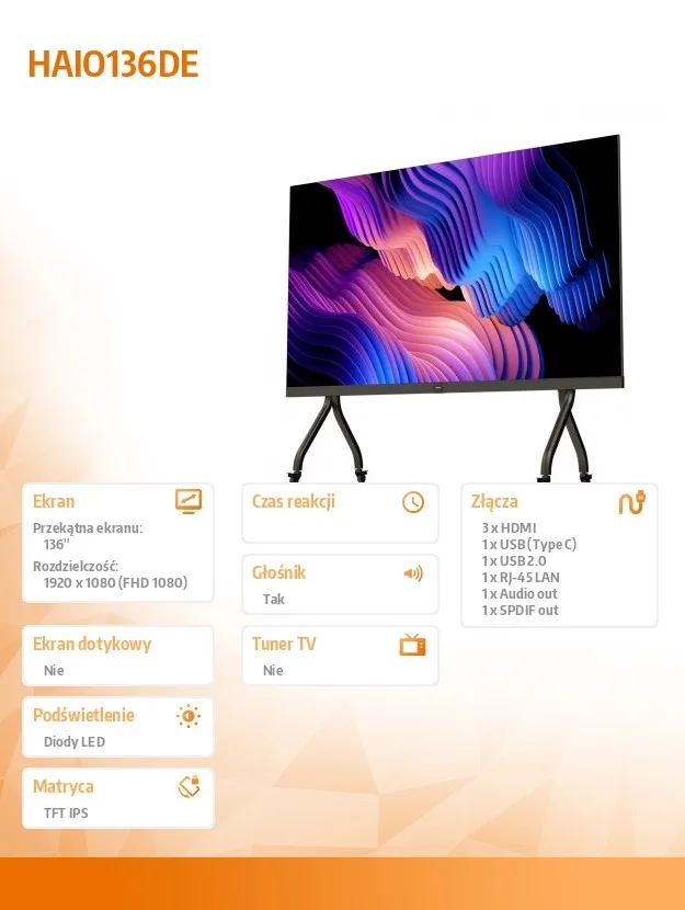 Hisense All-in-one Display HAIO136DE 136 inches LED - Image 5