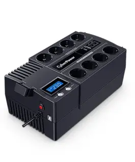CyberPower UPS BR1200ELCD 1200VA/720W Simulated Sinewave AVR USBLCD 8xSchuko