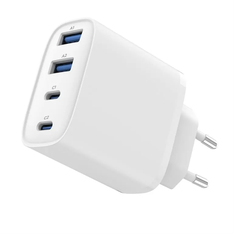 Gembird универсално зарядно GaN 40W LCD 3xUSB-C 1xUSB-A бял - Image 2