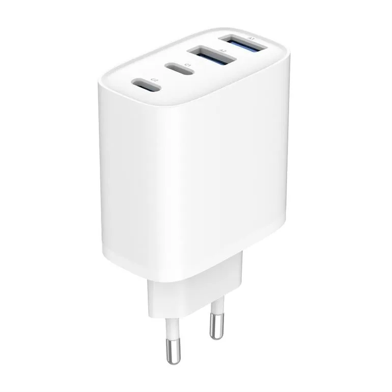Gembird универсално зарядно GaN 40W LCD 3xUSB-C 1xUSB-A бял - Image 3