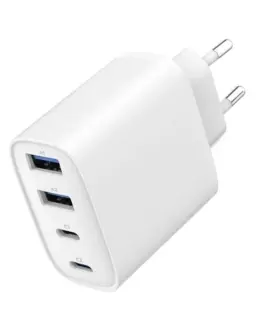 Gembird универсално зарядно GaN 40W LCD 3xUSB-C 1xUSB-A бял - Image 4