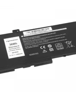Alternative view от Movano Battery WY9DX Dell Latitude 5520 5420 Precision 3560 - 3200 mAh (36 Wh)