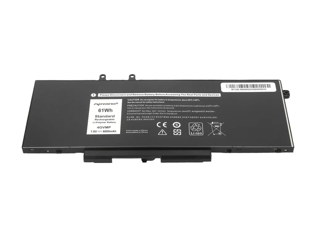 Movano Battery 4GVMP for Dell Latitude 5400 5500 - 8000 mAh (61 Wh) - Image 3