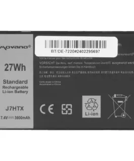 Movano Battery J7HTX for Dell Latitude 12 Rugged 7202 7212 7220 Таблет - 3600 mAh (27 Wh) - Image 5