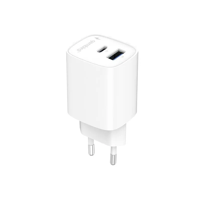 Gembird универсално зарядно 1xUSB-C/A QC 3.0 PD 30W бял - Image 4