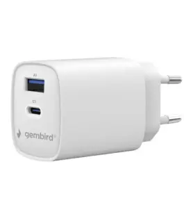 Gembird универсално зарядно 1xUSB-C/A QC 3.0 PD 30W бял