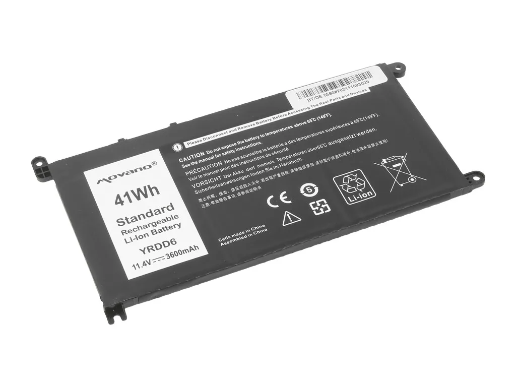 Movano Battery YRDD6 for Dell Inspiron 14 5481 5590 - 3600 mAh (41 Wh) - Image 2