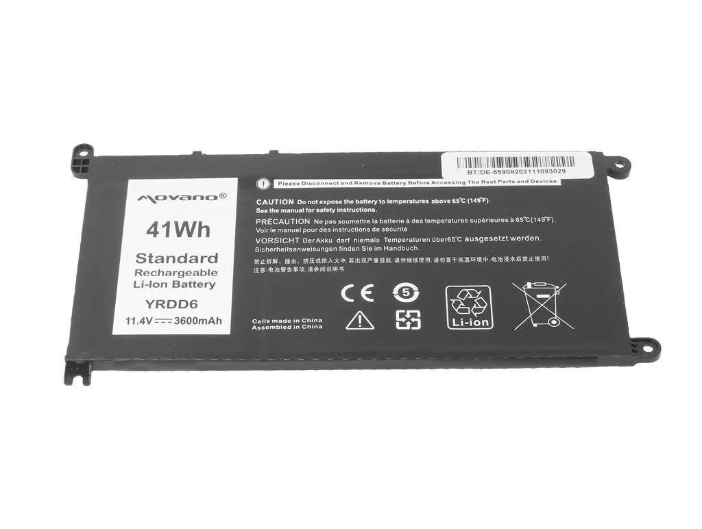 Movano Battery YRDD6 for Dell Inspiron 14 5481 5590 - 3600 mAh (41 Wh) - Image 3