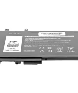 Movano Battery 3DDDG for Dell Latitude 5280 5480 5495 5580 - 3000 mAh (34 Wh) - Image 3