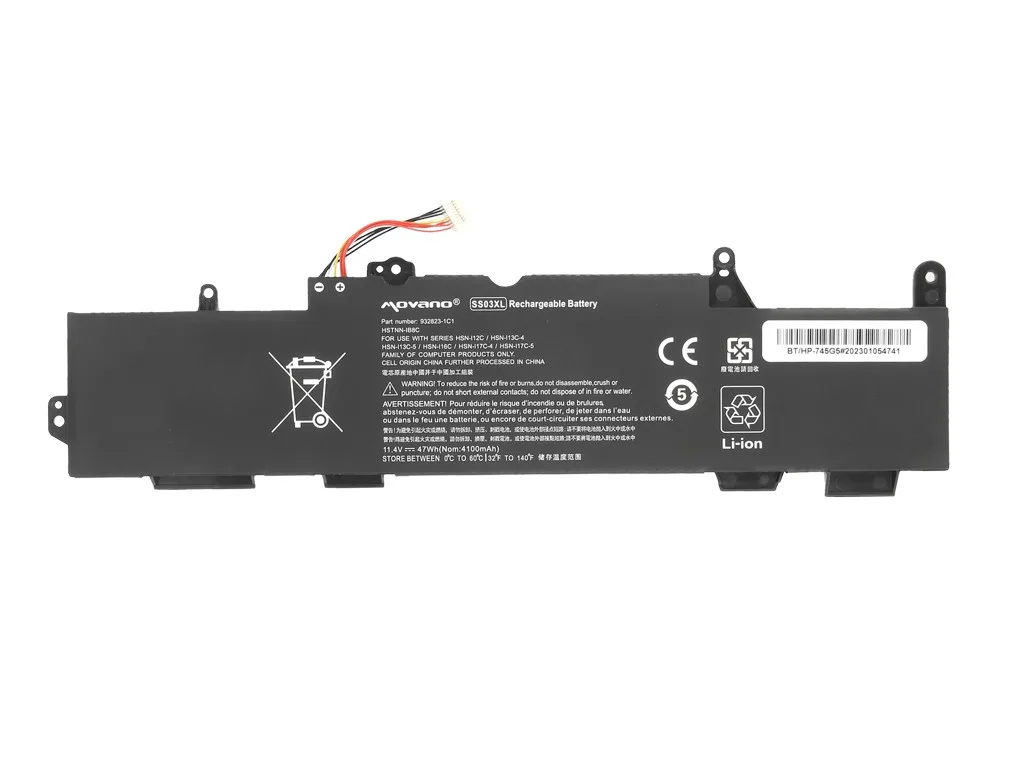 Movano Battery SS03XL for HP EliteBook 735 745 840 G5 G6 - 4100 mAh (47 Wh) - Image 5