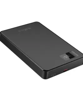 Alternative view от Gembird външна батерия 10000mAh LCD 1xUSB-C 20W wireless 15W черен
