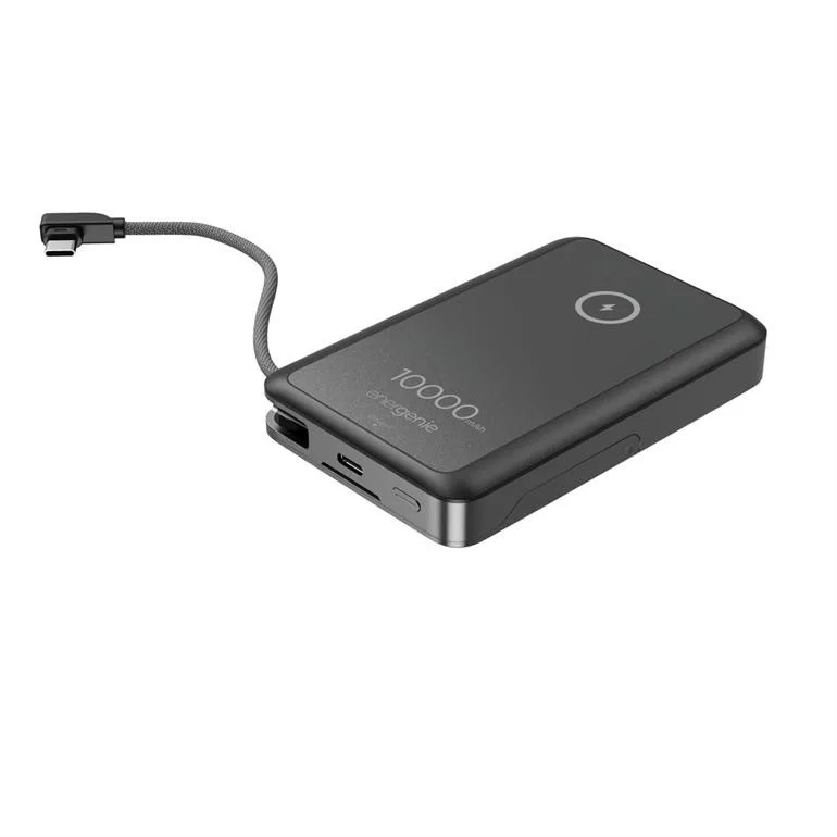 Gembird външна батерия 10000mAh wireless 15W USB-C 20W with stand черен - Image 2