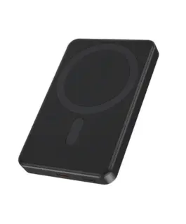 Alternative view от Gembird външна батерия wireless, magnetic 5000mAh 15W черен
