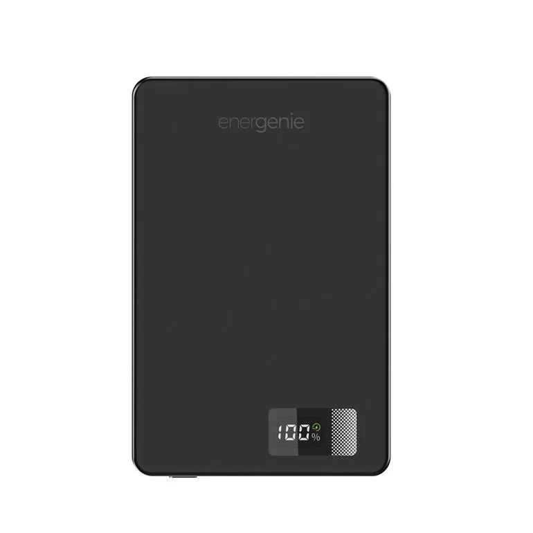 Gembird външна батерия wireless magnetic LCD 5000mAh 15W черен