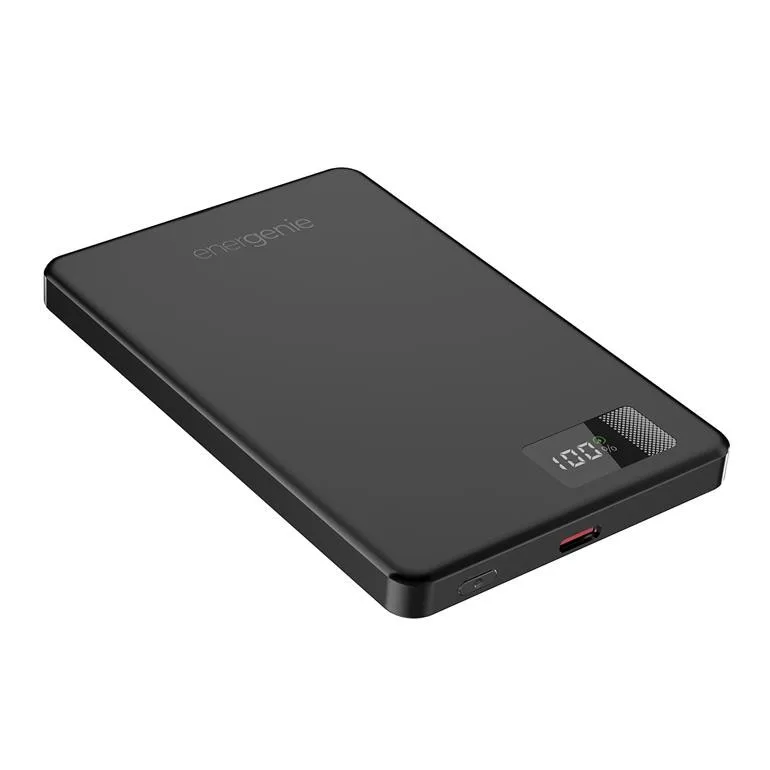 Gembird външна батерия wireless, magnetic, LCD 5000mAh 15W черен - Image 3