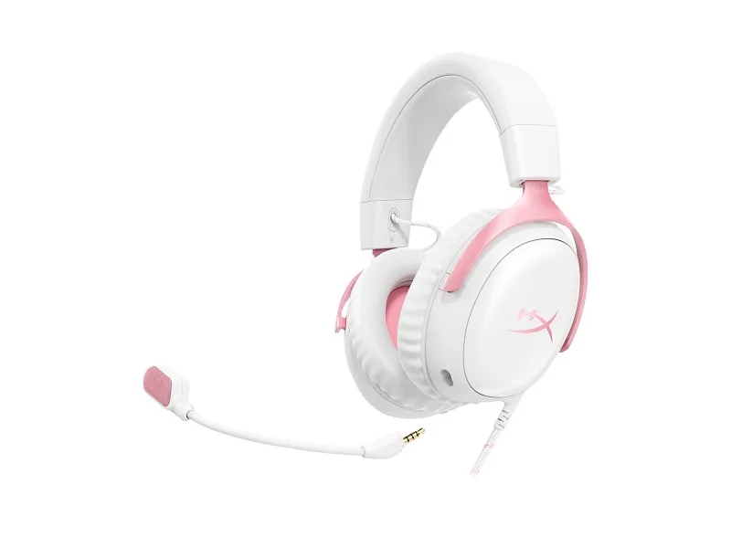 HyperX Cloud III Gaming Headset бял/розов - 9W1Q4AA - Image 3