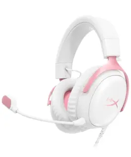 HyperX Cloud III Gaming Headset бял/розов - 9W1Q4AA