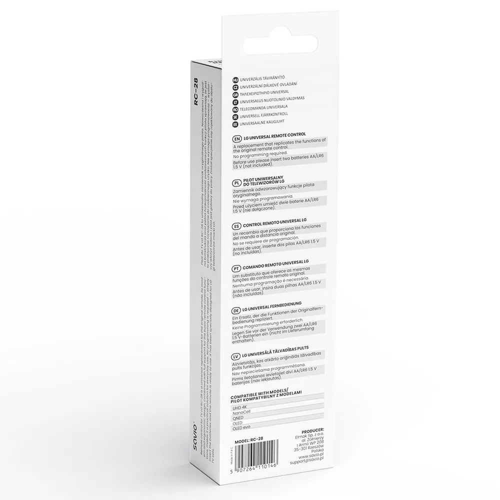 Savio Remote control LG RC-28 universal - Image 2