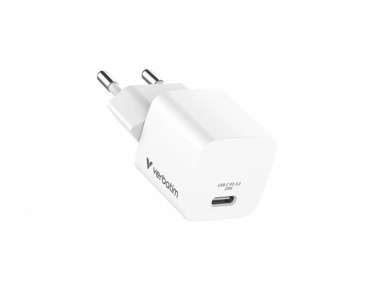 Verbatim зарядно Mini GaN 20W USB-C P.D 3.0 - Image 5