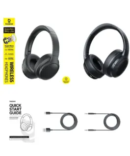 Baseus слушалки bluetooth 6.0 BASS BH1 LITE черен - Image 5