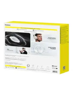 Baseus слушалки bluetooth 6.0 BASS LITE бежов - Image 4