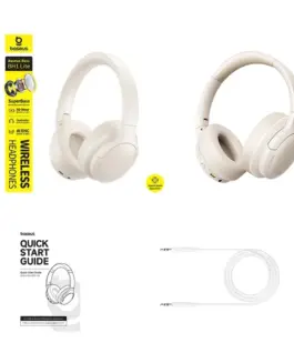 Baseus слушалки bluetooth 6.0 BASS LITE бежов - Image 5