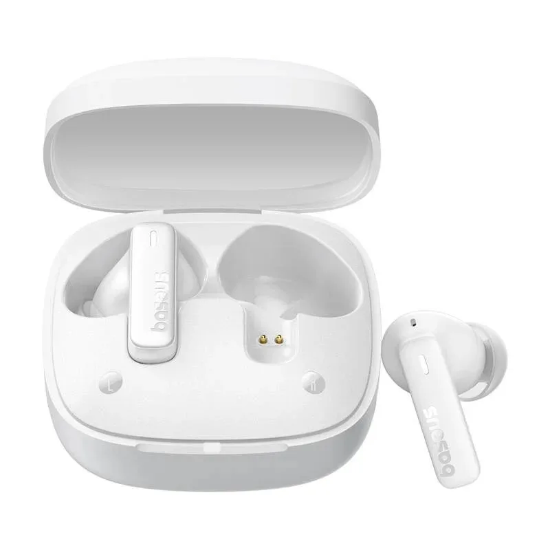Baseus слушалки Bluetooth 5.3 BOWIE E19 бял - Image 2