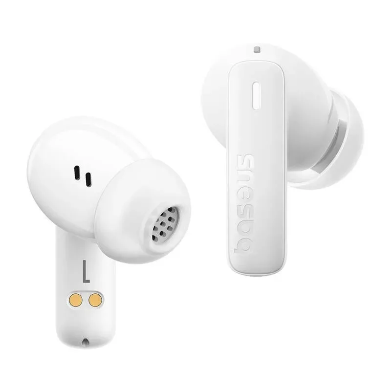 Baseus слушалки Bluetooth 5.3 BOWIE E19 бял - Image 4