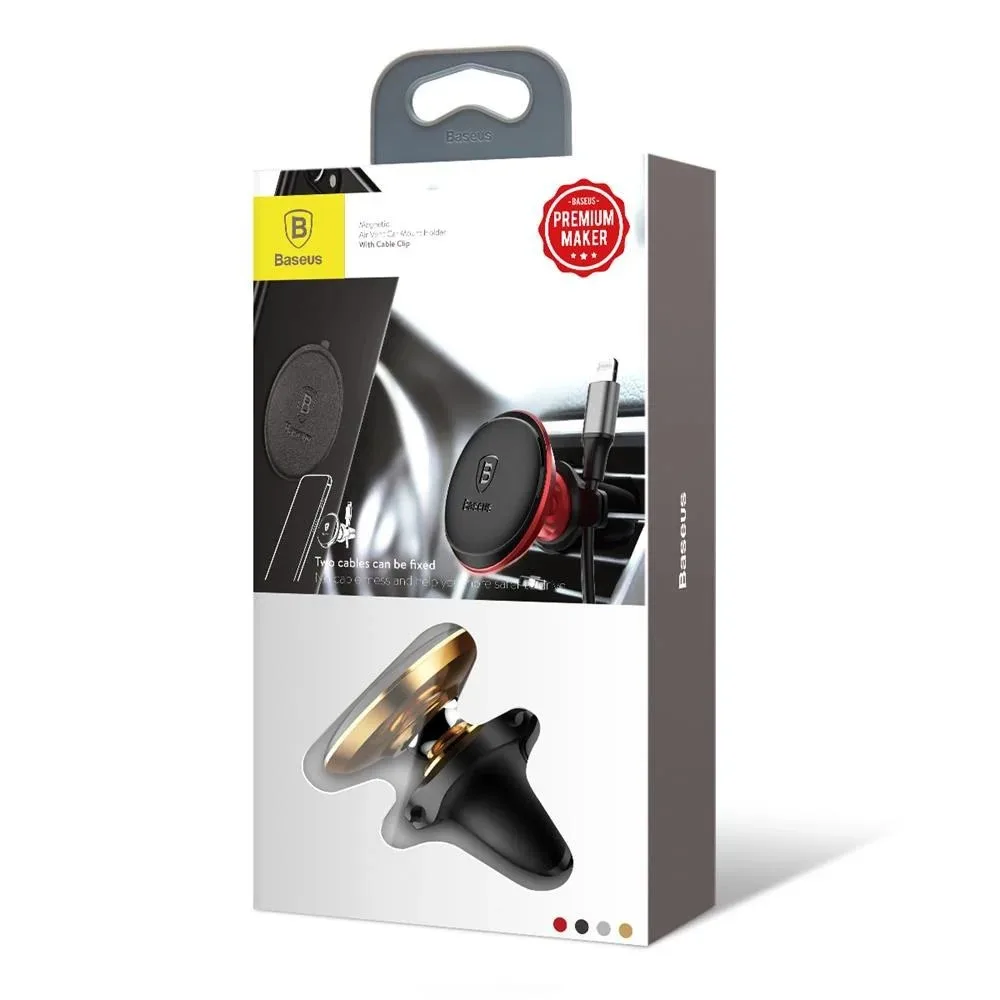 Baseus Car holder magnetic VEN TILATION черен - Image 3