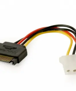Gembird Sata Power кабел 15PIN Male->4PIN Molex 15cm