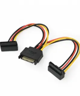 Gembird Sata power кабел Sata-> (M) >2xSATA angled 15cm