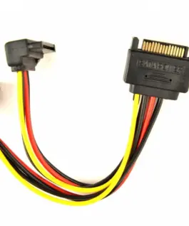 Gembird Sata power кабел Sata-> (M) >2xSATA angled 15cm - Image 5