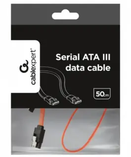 Gembird кабел SATA DATA III metal clips 50cm