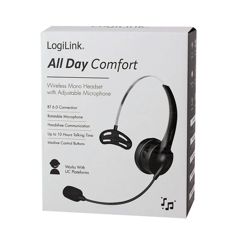 LogiLink Wireless mono headset flexible microphone - Image 4