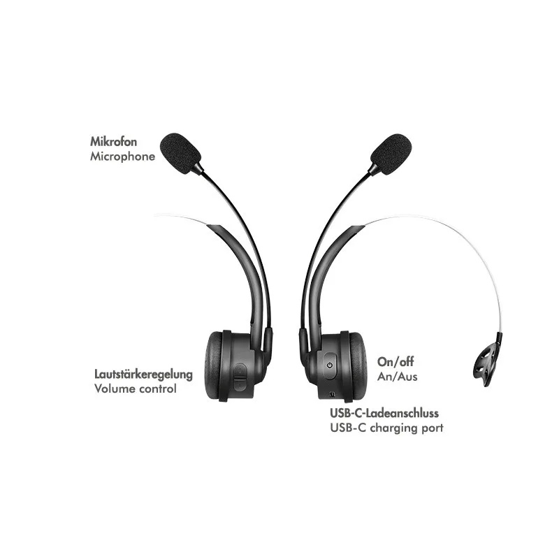 LogiLink Wireless mono headset flexible microphone - Image 5