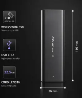 Qoltec Enclosure for M2 SSD