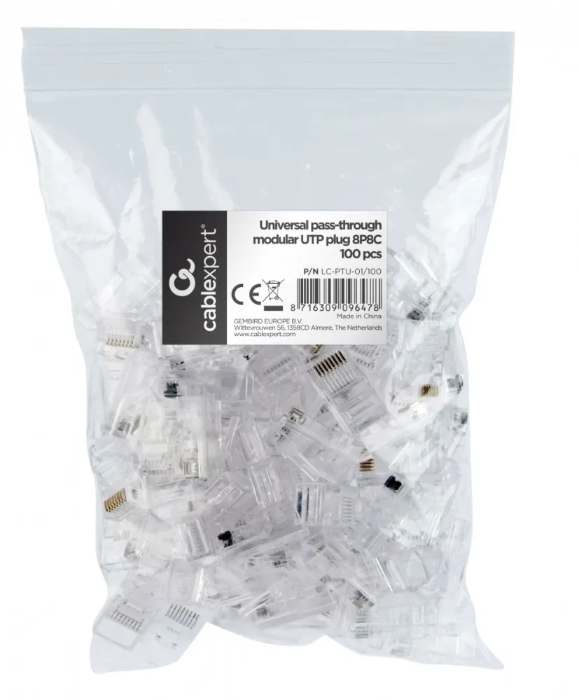 Gembird Network plug 8P8C/UTP 100pcs - Image 6