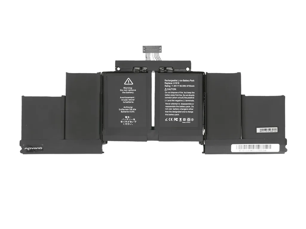 Movano Battery A1618 MacBook Pro 15 Retina A1398 2015 - 8755 mAh (99.5 Wh) - Image 5