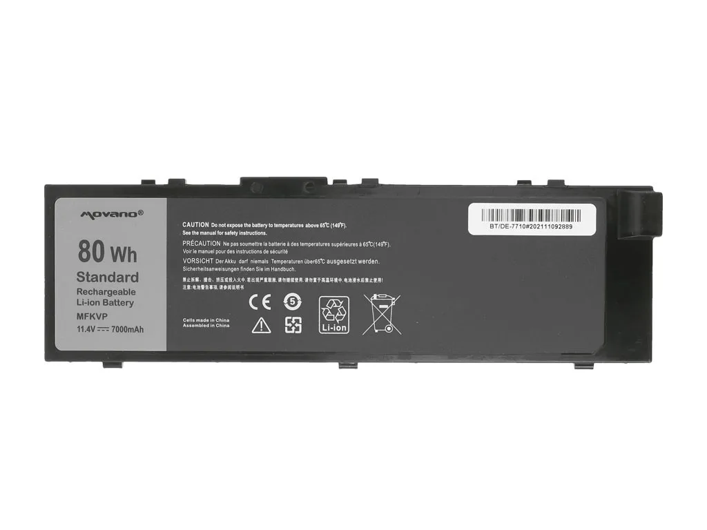 Movano Battery MFKVP for Dell Precision 15 7510 17 7710 - 7000 mAh (80 Wh) - Image 5