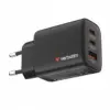 Verbatim зарядно GaN 65W QC 3.0 2x USB-C 1x USB PD 3.0 EU