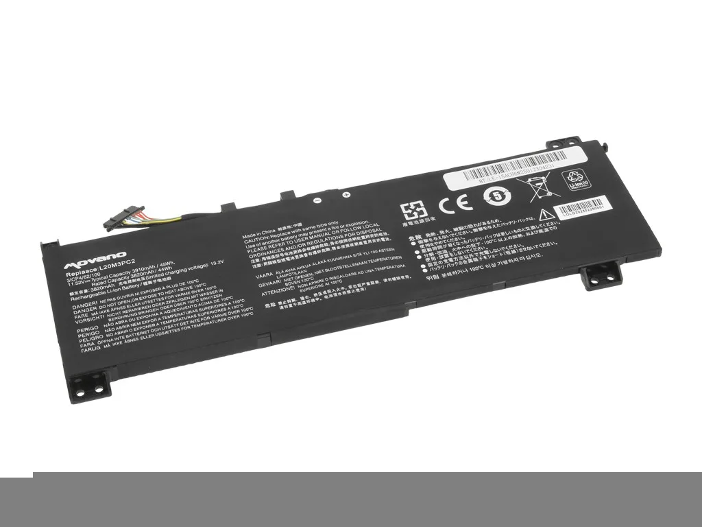 Movano Battery L20C3PC2 L20M3PC2 L20L3PC2 for Lenovo IdeaPad Gaming 3 15ACH6 15IHU6 - 3750 mAh (43 Wh) - Image 2