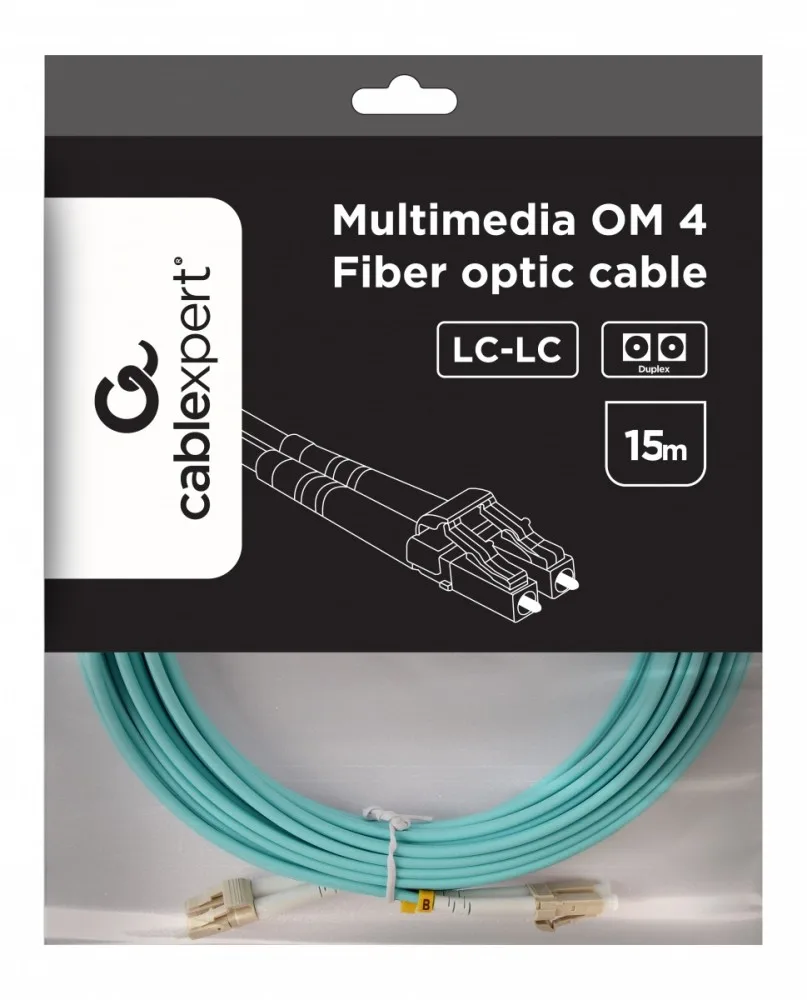 Gembird Multimode кабел duplex OM4 50/125LC/LC15m