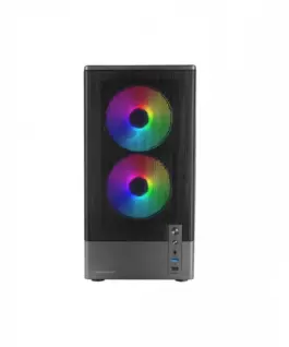 TACENS Case MARS MC-ONYX черен mATX x3ARGB - Image 4