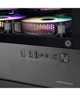 TACENS Case MARS MC-VECTOR черен mATX 4xARGB - Image 4