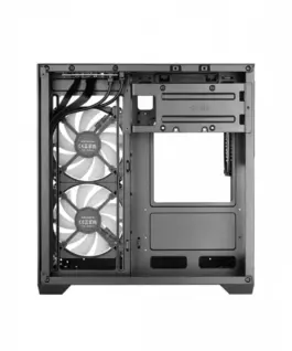 Alternative view от TACENS Case MARS MC-VIEW3 черен mATX 3xARGB