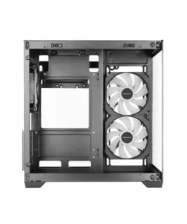 TACENS Case MARS MC-VIEW3 черен mATX 3xARGB - Image 3