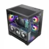 TACENS Case MARS MC-VIEW3 черен mATX 3xARGB