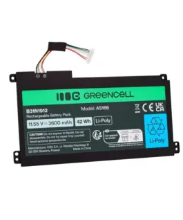 Alternative view от Green Cell Battery for Asus C31N1912 / B31N1912 3HWPP ASUS VivoBook 14: E410MA, L410MA, E410KA, E510MA, F414MA, L510MA, R522MA