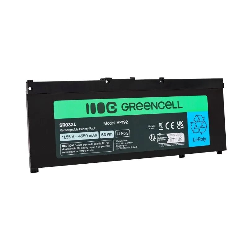 Green Cell Battery for HP SR03XL HP Pavilion Gaming 15 - Image 2